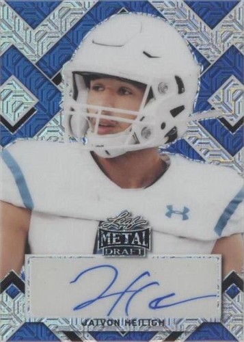 2022 Leaf Metal Draft Jaivon Heiligh #PA-JH1