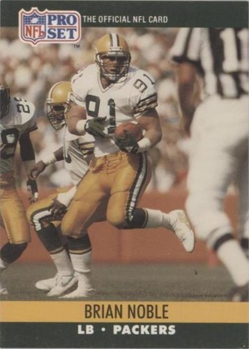 1990 Pro Set Brian Noble #505