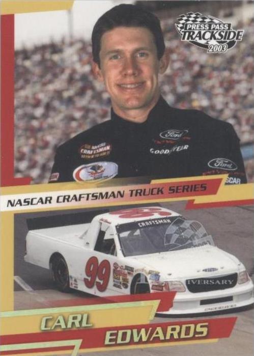 2003 Press Pass Trackside - Carl Edwards #P48