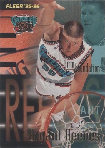 BRYANT reeves　NBA　プロバスケットボール　トレーディングカード 1995-96 NBA Hoops Basketball Bryant Reeves Rookie Card #289