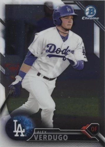 2016 Bowman Chrome - Alex Verdugo #BCP188