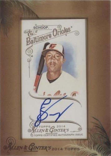2014 Topps Allen & Ginter's - Jonathan Schoop #AGA-JSC