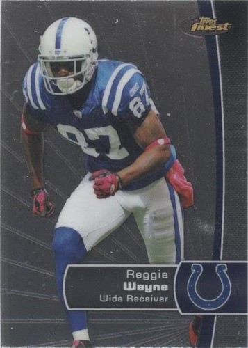 2012 Topps Finest Reggie Wayne #34