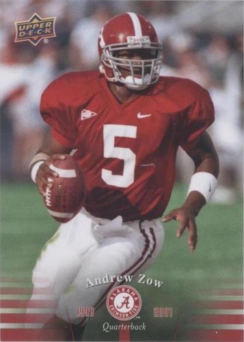 2012 Upper Deck University of Alabama Andrew Zow #71