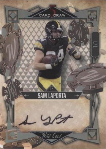 2022 Wild Card 5 Card Draw Sam LaPorta #5CDM-87
