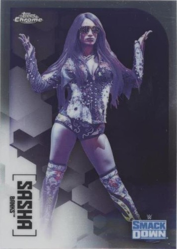 2020 Topps Chrome WWE - Sasha Banks #57