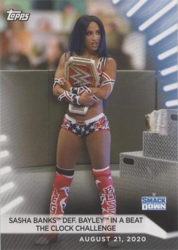 2021 Topps WWE Women's Division - Sasha Banks #62