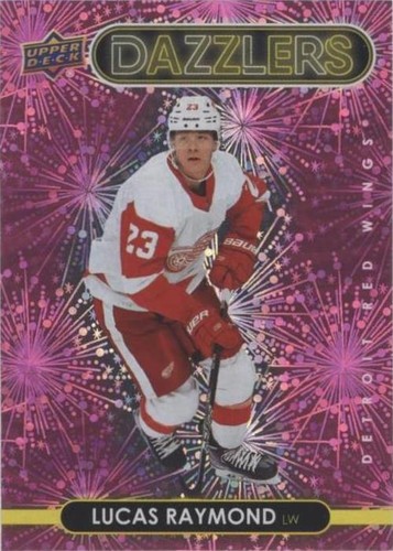 21-22 UD Series 2 Hockey Rookie Red Dazzlers DZ-68 Lucas Raymond