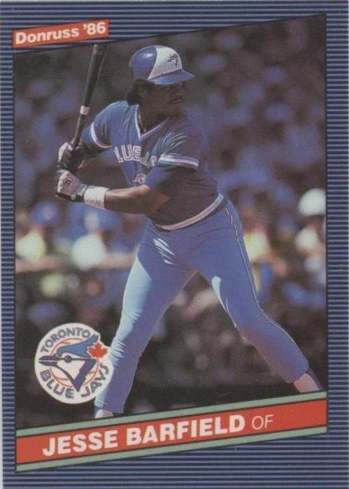 Donruss 1986 - Jesse Barfield #193