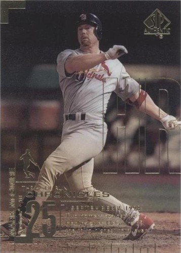 1999 SP Authentic - Mark McGwire #HR58