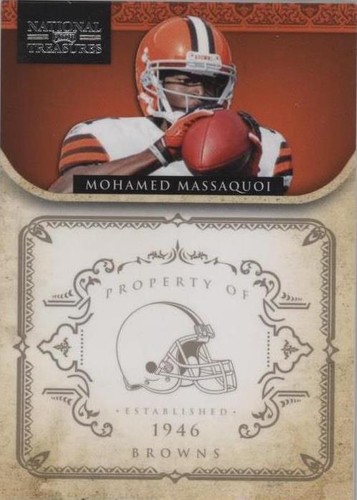 2011 Playoff National Treasures Mohamed Massaquoi #36