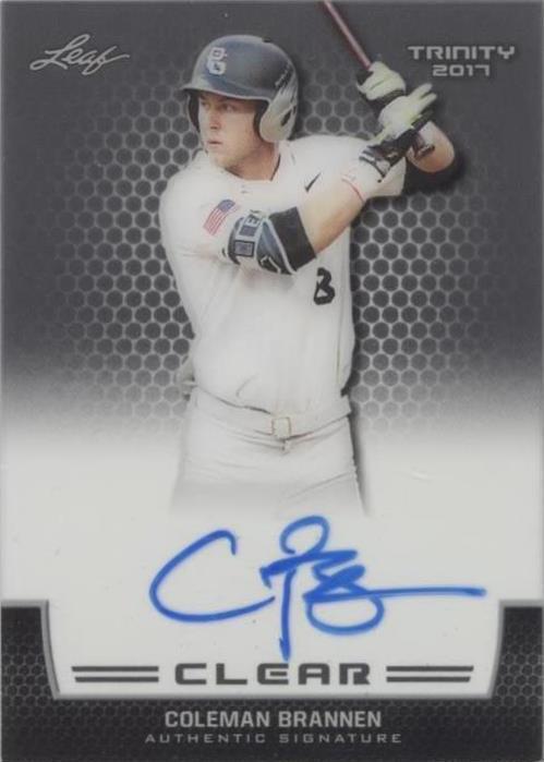 2017 Leaf Trinity - Cole Brannen #CA-CB2