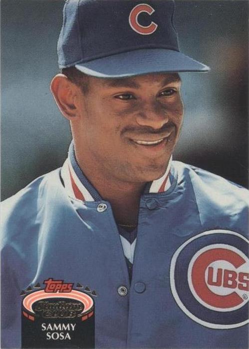 Topps Stadium Club 1992 - Sammy Sosa #628