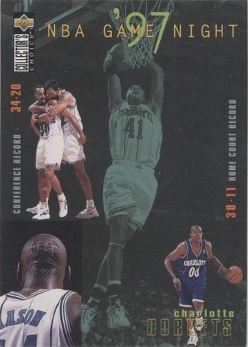 1997-98 Upper Deck Collector's Choice - Anthony Mason/Muggsy Bogues/Glen Rice/Dell Curry/Vlade Divac #158