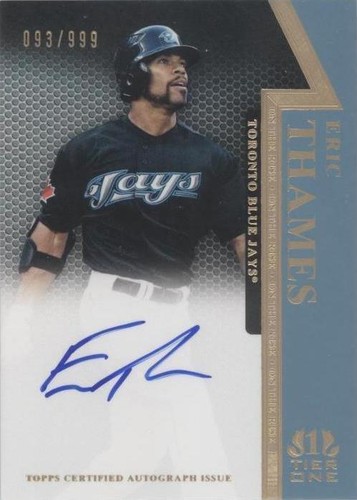 2011 Topps Tier One - Eric Thames #OR-ET