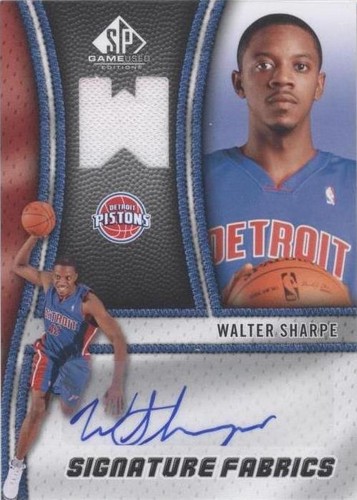 2009-10 SP Game Used - Walter Sharpe #SF-WS