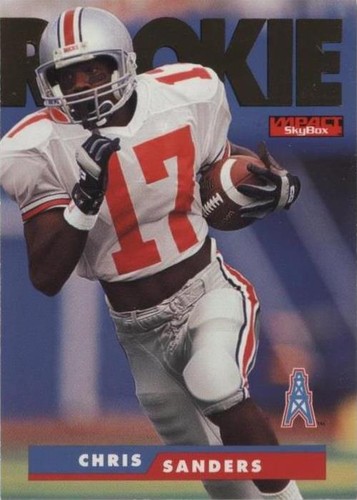 1995 Skybox Impact Chris Sanders #194
