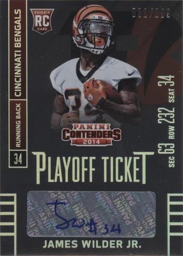 2014 Panini Contenders James Wilder Jr. #137
