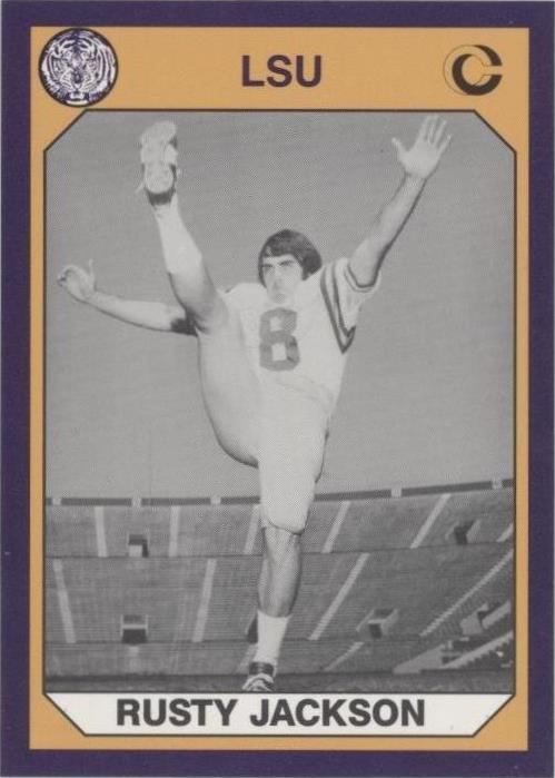 1990 Collegiate Collection LSU Tigers Rusty Jackson #73