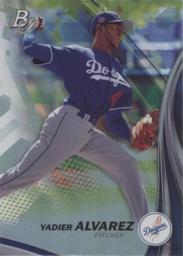 2017 Bowman Platinum - Yadier Alvarez #TP-YA