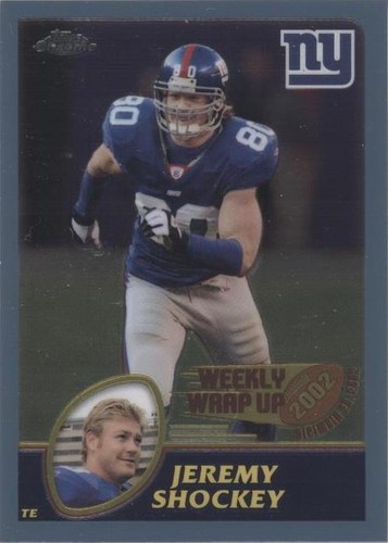 2003 Topps Chrome Jeremy Shockey #162
