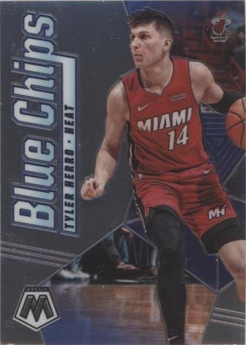 2019-20 Mosaic Tmall Tyler Herro RC NBA Debut Red Wave Prizm