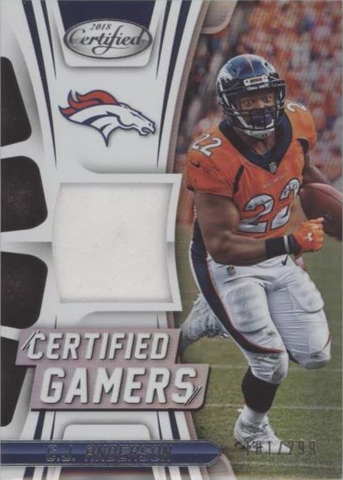 2018 Panini Certified C.J. Anderson #CG-CJ