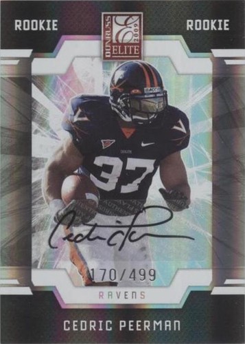 2009 Donruss Elite Cedric Peerman #118