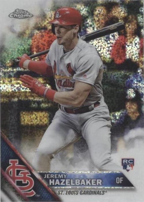 2016 Topps Chrome Update - Jeremy Hazelbaker #HMT20