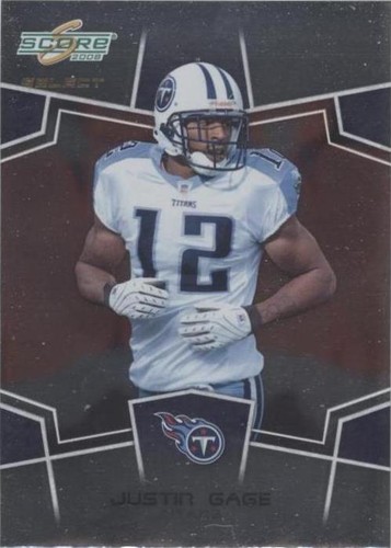 2008 Score Select Justin Gage #316