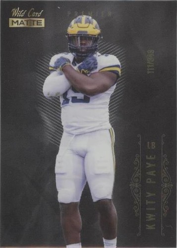 2021 Wild Card MATTE Kwity Paye #MBC-22