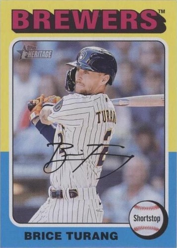 2024 Topps Brice Turang Baseball Stars Auto #/25 | eBay