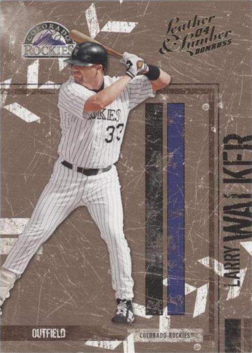 Donruss 2004 cuero y madera - Larry Walker #47