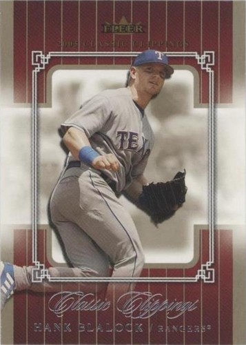 2005 Fleer Classic Clippings - Hank Blalock #36