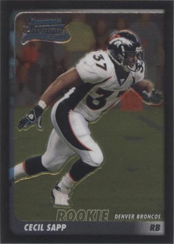 2003 Bowman Chrome Cecil Sapp #133