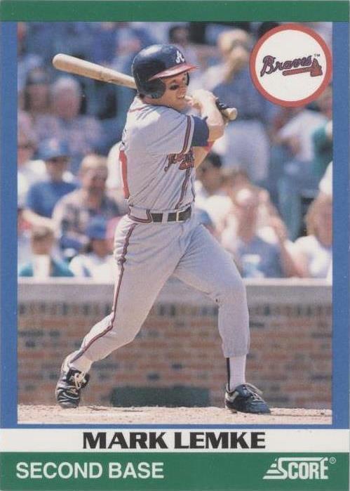 Score 100 Hottest Rookies 1991 - Mark Lemke #89