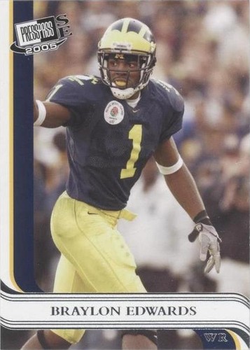 2005 Press Pass SE Braylon Edwards #23