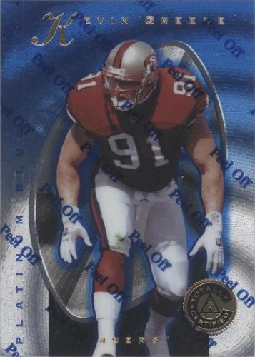 1997 Pinnacle Totally Certified Kevin Greene #61