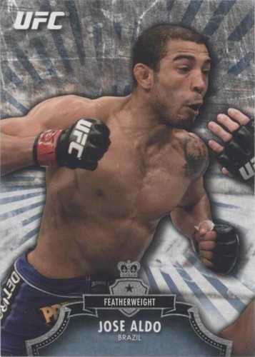 その他 Jose Aldo Autographed Relic card 2024 Topps Midnight UFC JOSE ALDO Stroke of Midnight Auto