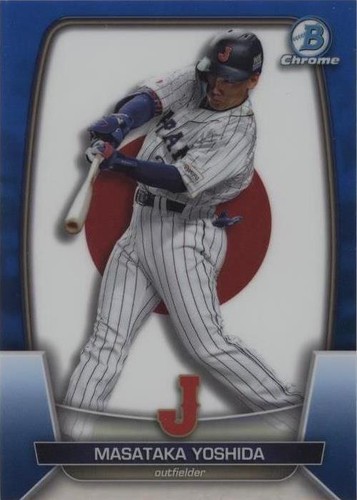 Masataka Yoshida Rookie MOJO REFRACTOR 2023 Bowman CHROME