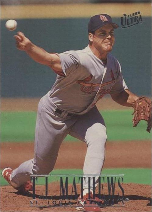 1996 Fleer Ultra - T.J. Mathews #550