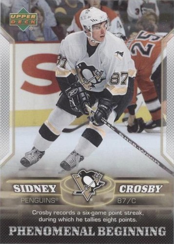 2005-06 Upper Deck Phenomenal Beginning - Sidney Crosby #5