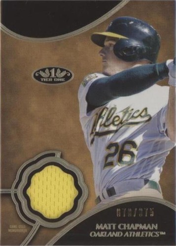 2019 Topps Tier One - Matt Chapman #T1R-MCH