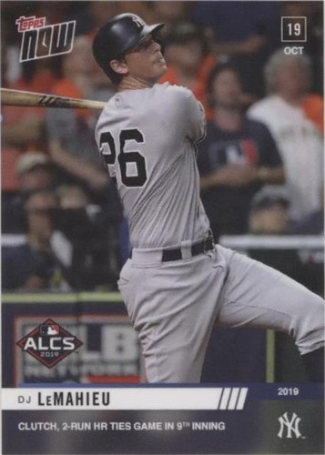 2019 Topps Now - D.J. LeMahieu #1034