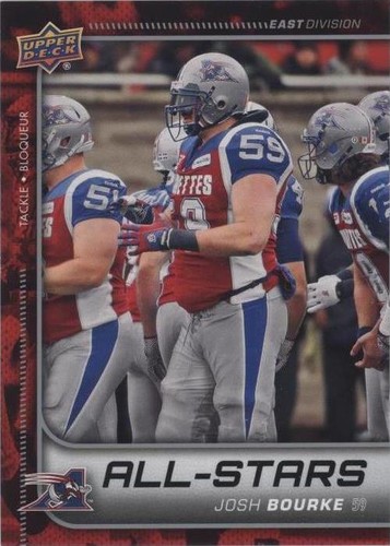 2015 Upper Deck CFL Josh Bourke #169