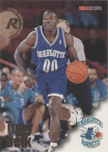 Tony Delk 1997 Hoops #21 Charlotte Hornets | eBay