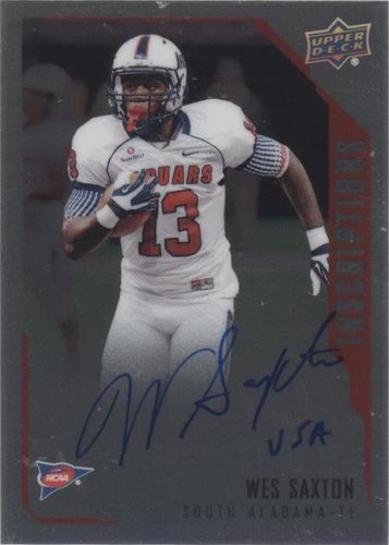 2015 Upper Deck Inscriptions Wes Saxton #WS