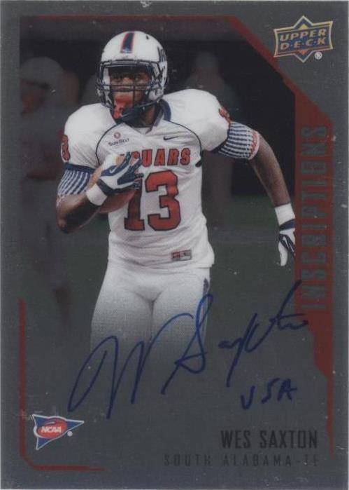 2015 Upper Deck Inscriptions Wes Saxton #WS