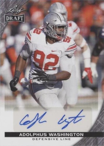 2016 Leaf Draft Adolphus Washington #A-AW1