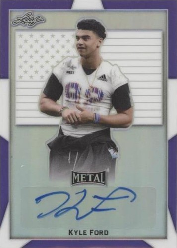 2019 Leaf Metal U.S. Army All-American Bowl Kyle Ford #BA-KF1